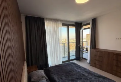 Moderne zariadený 2 izbový byt s balkónom v rezidenčnej novostavbe EUROVEA TOWER, v mestskej časti Bratislava Staré Mesto na prenájom!