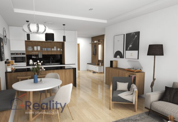 PLUS REALITY I 1 izbový apartmán s terasou v projekte BlueWave Riverside Piešťany na predaj!